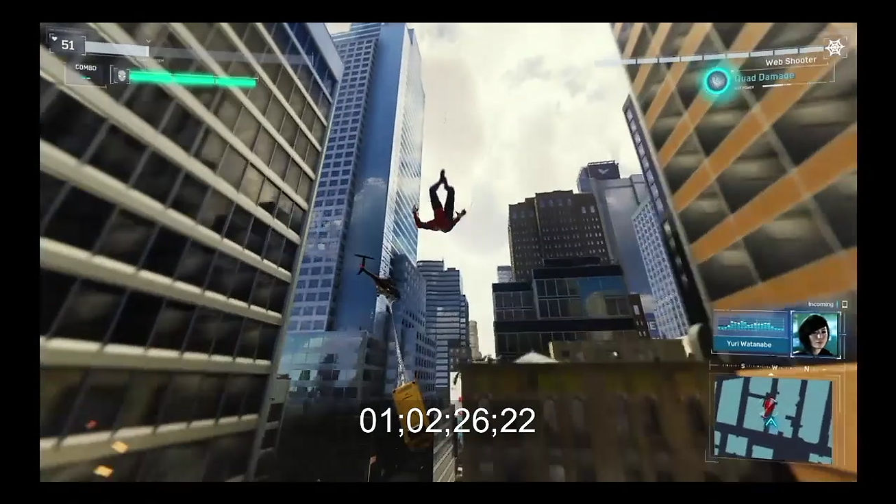 Spider-Man Chase Sequence